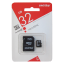 micro SDHC карта памяти Smartbuy 32GB Class 10 (с адаптером SD)