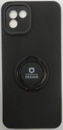 Чехол-накладка для Samsung Galaxy A03 силикон iface с держателем чёрный