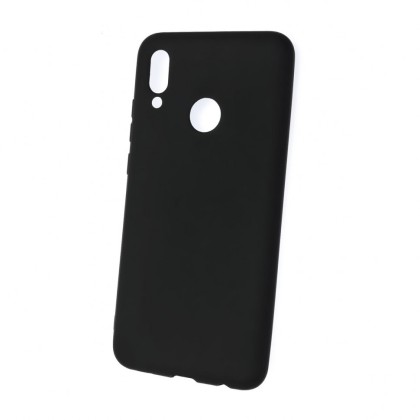 Чехол-накладка для Huawei P Smart (2019) силикон матовый чёрный