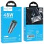 Автомобильное заряд. устр. Hoco Z60 1USB/1C 48W серый