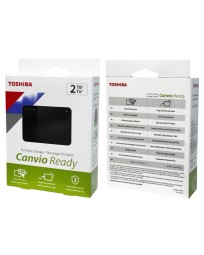 Внешний HDD Toshiba Canvio Ready 2TB (HDTP320EK3AA) черный