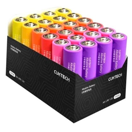 Батарейки CUKTECH AA 24 шт цветные