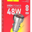 Автомобильное заряд. устр. Hoco Z50 1USB/1C 18W/30W серебристый