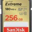 SDXC карта памяти Sandisk 256GB Extreme V30 UHS-I U3 (180 Mb/s) SDSDXVV-256G-GNCIN