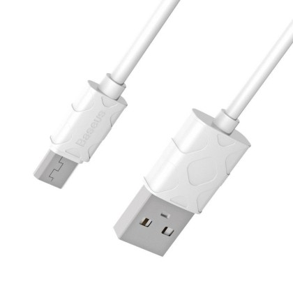 Usb Кабель-зарядка Micro Baseus Yaven 2.1A 1м (CAMUN-02) белый