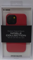 Накладка для i-Phone 13 Mini K-Doo Noble кожаная красная
