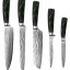 Набор кухонных ножей Xiaomi Spetime 5-Piece Steel Kitchen Knife Set G05-BL (5 ножей) зеленый