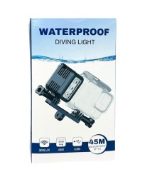 Водонепроницаемый чехол Waterproof Diving Light для экшн-камеры GoPro Hero 12/11/10/9