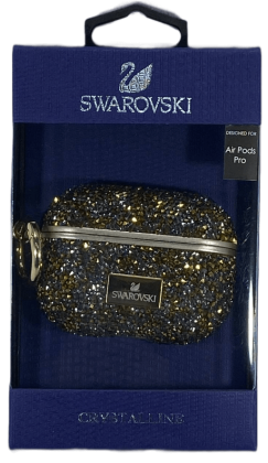 Чехол для AirPods Pro Swarovski золотой