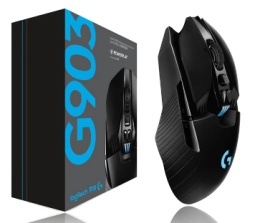 Мышь проводная Logitech G903 Hero Lightspeed Wireless Graphite Gaming Mouse черная