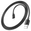 Usb Кабель-зарядка Lightning Hoco X96 2.4A 1м силиконовый черный
