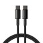 Кабель-зарядка Type-C на Type-C Baseus Tungsten Gold 100W 1м (CATWJ-01) черный