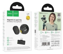 Микрофон беспроводной Hoco L21 Type-C черный