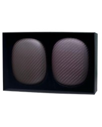 Карбоновый чехол на AirPods Max матовый коричневый