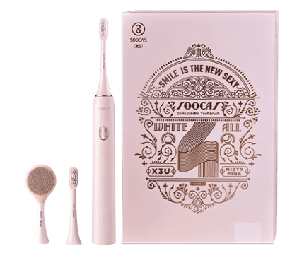 Зубная щетка электрическая Xiaomi Soocas x3U в подарочной упаковке розовая