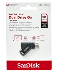 3.2 USB флеш накопитель SanDisk 512GB Ultra Dual Drive Type-c (SDDDC3-512G-G46) черный