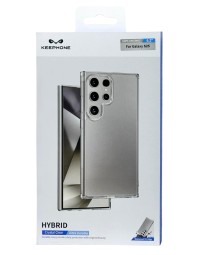 Накладка для Samsung Galaxy S25 Keephone Hybrid прозрачный
