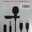 Микрофон Lavalier CQ021 петличка/4м/Lightning черный