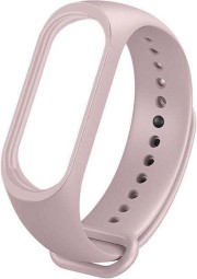 Ремешок для Xiaomi Mi Band 7 силиконовый пудро