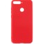 Накладка для Huawei Y6 Prime (2018)/CW 7A Prime/CX8E Silicone cover без логотипа красная