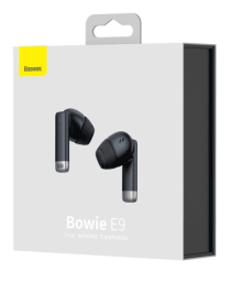 Мобильная Bluetooth-гарнитура Baseus Bowie E9 BT5.0/40mAh (400mAh)/5ч (NGTW120001) черная