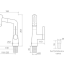Выдвижной кухонный смеситель Xiaomi Mijia Pull-Out Basic Faucet S1 MJCLSMPLT01DB серебристый