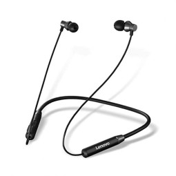 Беспроводные наушники для спорта Lenovo QE03 BT5.0/100mAh/7ч чёрные