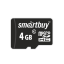 micro SDHC карта памяти Smartbuy 4GB Class 10 (без адаптера)