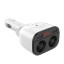 Автомобильное заряд. устр. Hoco Z28 2USB дисплей, белое