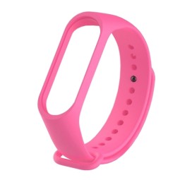 Ремешок для Xiaomi Mi Band 3/4 силиконовый розовый