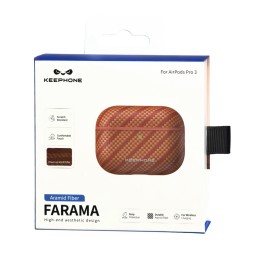 Чехол для Airpods Pro 3 Keephone Farama (Robin) (KPFRAPP3OR) оранжевый
