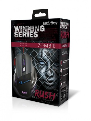 Мышь игровая проводная Smartbuy RUSH Zombie черная (SBM-721G-K)/40