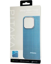 Накладка для i-Phone 16 Pro Max 6.9" Pitaka Ultra Slim case синяя (Ocean blue)