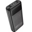 Powerbank Hoco DB81 30000mAh 4USB/2C 65W с дисплеем и фонариком черный
