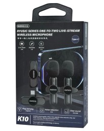 Микрофон Remax K10 Type-C черный
