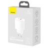 Сетевое зар. устр. Baseus Compact 20W EU 1USB/1C CCXJ-B02 белое
