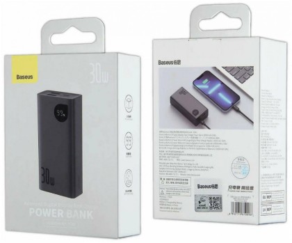 Powerbank Baseus Adaman2 10000mAh 2USB/1USB-C 30W (PPAD040101) черный