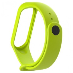 Ремешок для Xiaomi Mi Band 3/4 силиконовый салатовый