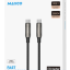 Usb Кабель-зарядка Type-C на Type-C Maxco MS12CC PD3.1 240W 2м черный