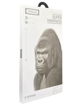 Защитное стекло для i-Phone 16 Pro Max 6.9" Supglass XC-11 3D чёрное