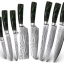 Набор кухонных ножей Xiaomi Spetime 8-Piece Steel Kitchen Knife Set (8 ножей) зеленый