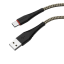 Usb Кабель-зарядка Type-C Borofone BX25 Powerful 3A 1м в тканевой оплётке чёрный