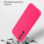 Накладка для Samsung Galaxy A54 5G Silicone cover ярко-розовая
