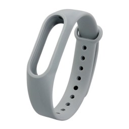 Ремешок для Xiaomi Mi Band 3/4 силиконовый серый