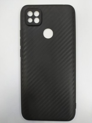 Накладка для Xiaomi Redmi 9C силикон карбон