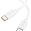 Usb Кабель-зарядка Type-C на Type-C Hoco X115 5A 240W 1м силиконовый белый