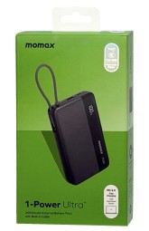 Powerbank Momax 1-Power Ultra+PD3.0/70W  20000mAh 1USB/1C IP151D черный