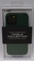 Накладка для i-Phone 12/12 Pro K-Doo Noble кожаная зелёная