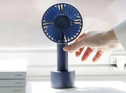 Вентилятор портативный Xiaomi Solove N9 (с док-станцией) синий