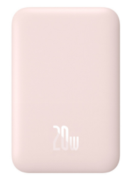 Powerbank с беспроводной зарядкой Baseus Magnetic Wireless 6000mAh 20W (PPCX020004) розовый